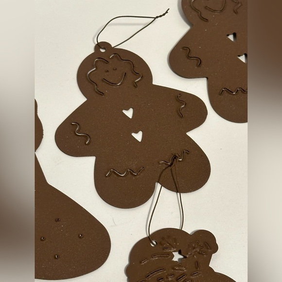 Rustic Metal Ornaments and Garland - Picture 3 of 16